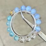 Throat Chakra Healing Bracelet – Aquamarine, Blue Lace Agate & Clear Quartz - 画像 (3)