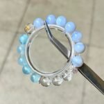 Throat Chakra Healing Bracelet – Aquamarine, Blue Lace Agate & Clear Quartz - 画像 (4)