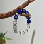 Throat Chakra Healing Bracelet – Lapis Lazuli, Labradorite & Clear Quartz Energy Stones – Image 5