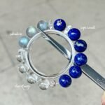 Throat Chakra Healing Bracelet – Lapis Lazuli, Labradorite & Clear Quartz Energy Stones – Image 2