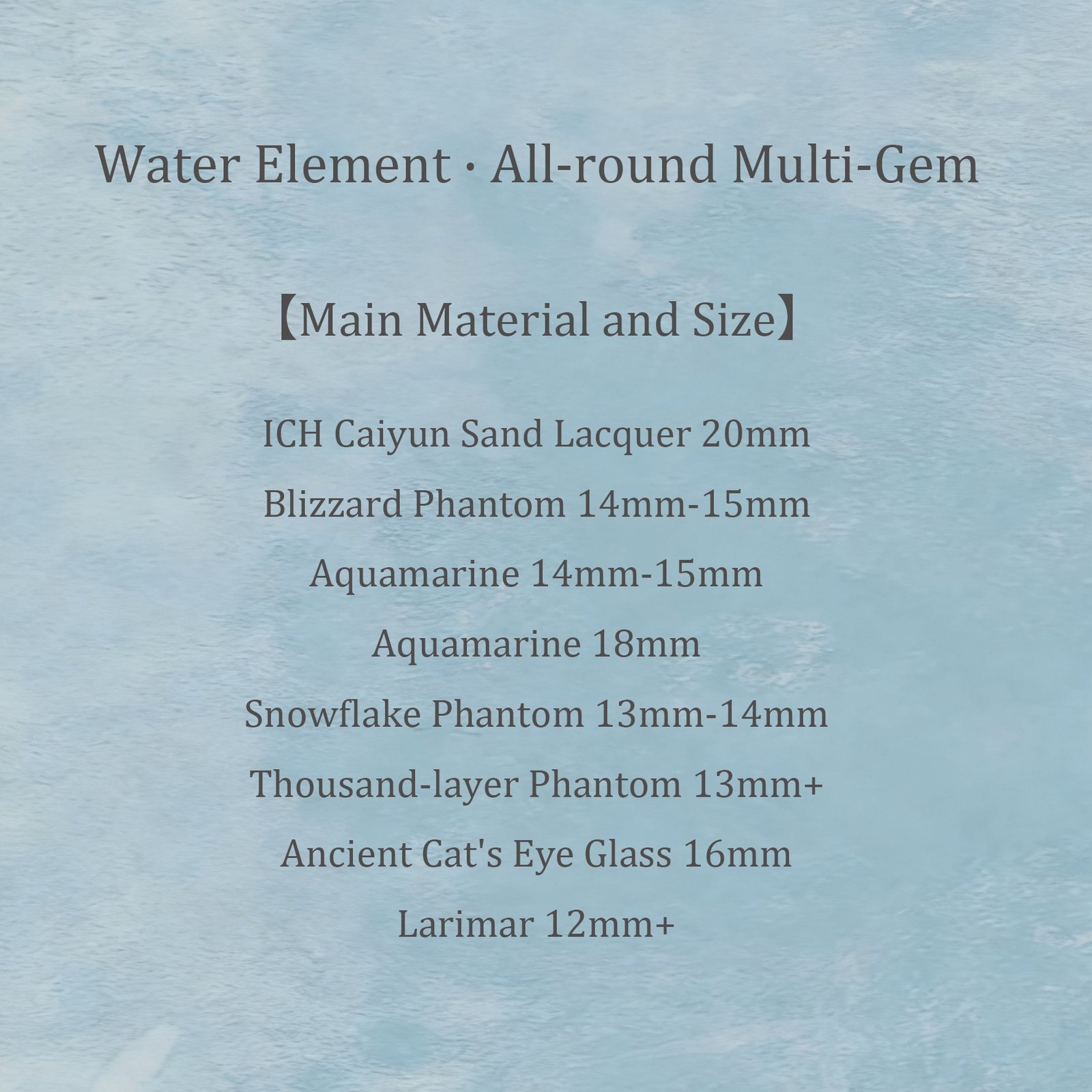 Water Element · All-Round Multi-Gem - 画像 (9)