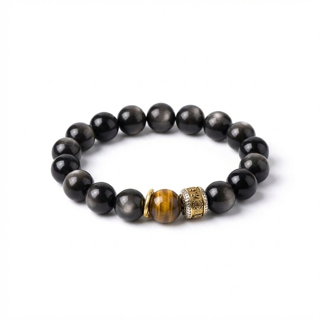 Generated Image February 20, 2026 - 11_06AM The Wukong Sovereign: 12mm Golden Tiger’s Eye & Taoist Protection Bracelet – Bild 1
