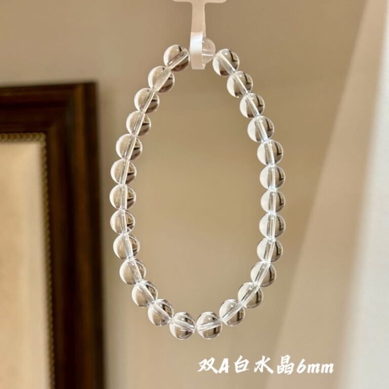 Pure Light - AA Clear Quartz 8mm Bracelet detail 1