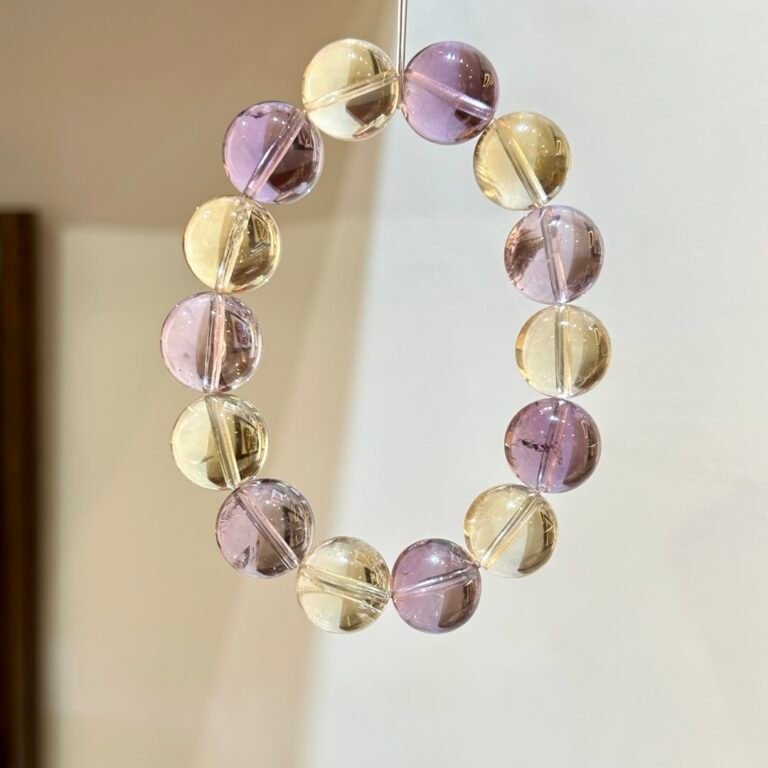 Twin Light - Citrine & Bolivian Amethyst Bracelet detail 1